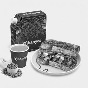 Protein Chai with Chicken Tikka Sandwich