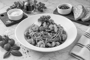 Spaghetti With Prawns