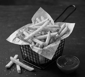 Salted golden fries