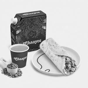 Protein Chai with Paneer Tikka Roll