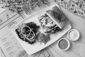 Bacon, Chicken, Bluecheese Sandwich