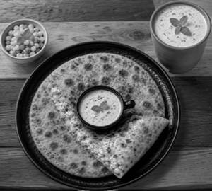 Cheese Paneer Corn Stuffed Paratha