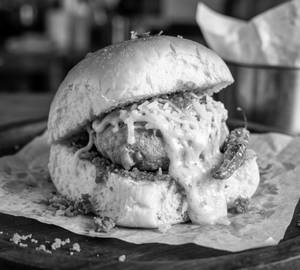 Cheese vada pav