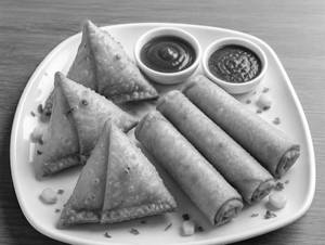 3Corn Samosa 3Corn Rolls