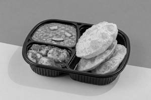 Cholar Dal + Aloo Dum + Luchi (3 Medium)
