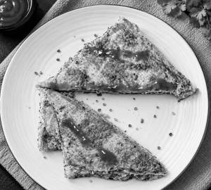 Butter Veggie Bread Omelette