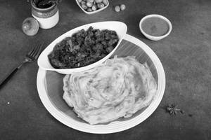 Mutton Fry With Indian Breads