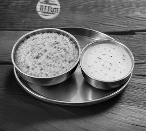 Khichdi with Plain Dahi Curry