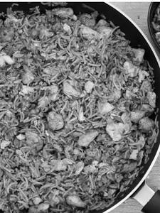 Non veg schezwan fried rice