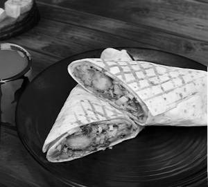 Cheese Aloo Tikki Wrap