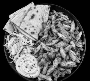 Chicken Plate Peri Peri Shwarama