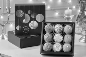 Assorted Gourmet Laddu Diwali Gift Box (9 pcs)