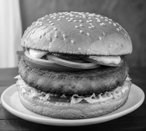 Aalu tikki burger