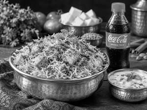 Paneer Biryani (650 Ml) + Coke (250 Ml)+ Raita