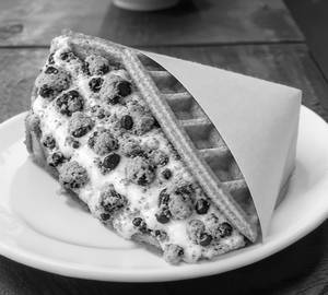 Crunchy cookies waffle