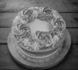 Eggless Vanilla cake