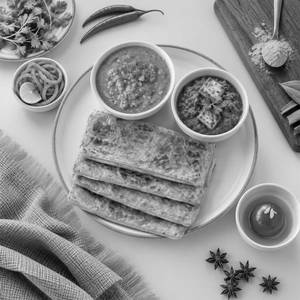 Kadhai Paneer & Dal Fry Thali
