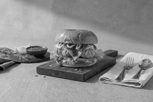 Paneer Momo Burger