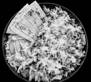 Chicken Meat Plate Cheese Shawarma