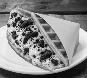 Oreo cookie waffle