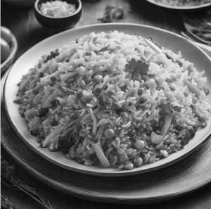 Veg Singapuri Fried Rice