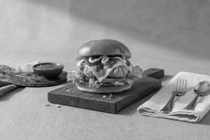 Chicken Momo Burger