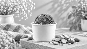 Roasted Almond Ice Cream
