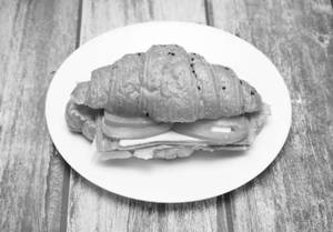 Pork Ham & Cheese Croissant