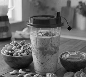 Dry Fruit Peanut Butter Milkshake
