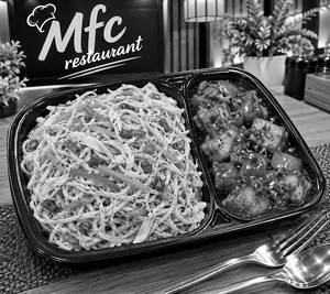 Veg Soft Noodles+veg Manchurian Wet