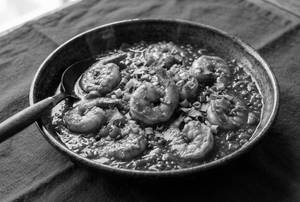Prawn In Schezwan Sauce Gravy