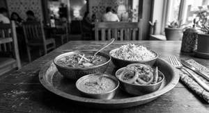 Raseele Rajma +Jeera Rice +Chutney +Masala Pyaaz