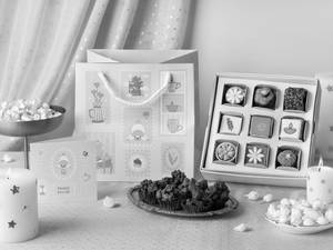 Diwali Special Mithai & Chocolate Gift Hamper Bag