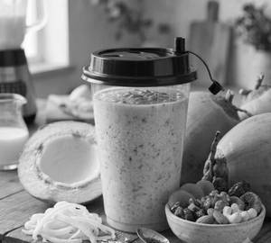 Tender Coconut Dry Fruit Milkshake