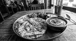 1 Chur Chur Naan With Dal Makhani
