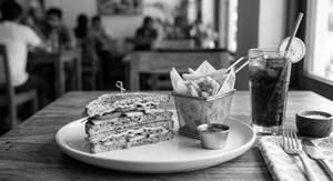 Veg Sandwich+Fries+Coldrink