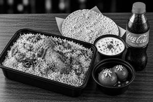 Biryani Meal (biryani + Raita + Gulab Jamun + Coke)