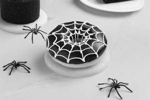 Halloween Chocolate Donut