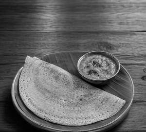 Whole wheat dosa with tomato chutney (3 pieces)