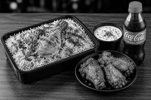 Biryani Feast (biryani + Wings + Raita + Coke)