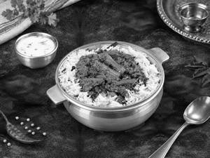 Bagara Rice with Tomato Munakkaya Curry