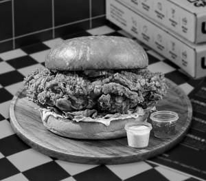Shut The Cluck Up (Fried Chicken Burger)
