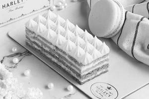 Austrian White Forest Medovik With Macaron
