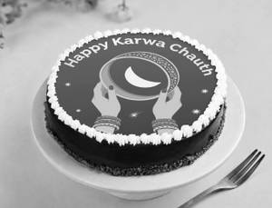 Karwa Chauth Truffle Poster Cake (500gm)