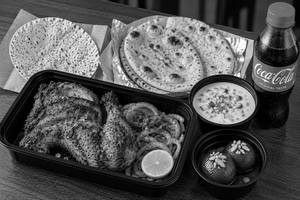 Tandoori Meal (tandoori + Rotis + Raita + Gulab Jamun)