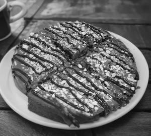 Almond Brownie Cake ( Single Layer )