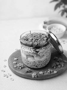 Overnight Oats Nutella Jar 350ml