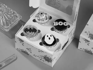 Boo Crew Cupcake Box (set Of 4)