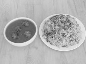 Hakka Noodles Manchurian Combo