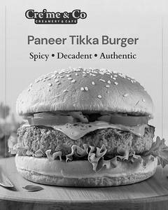 Paneer Tikka Burger